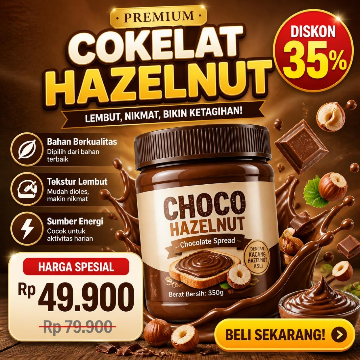 Coklat Hazelnut
